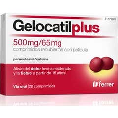 Gelocatil Plus 500mg/65mg 20 comp