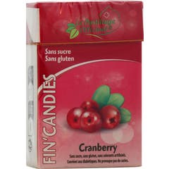 Fin'Candies Zuckersüße Bonbons Cranberry 36 g