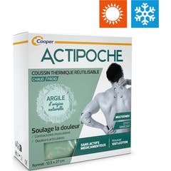 Actipoche Coussin Thermique Multizones à l'Argile 12,5x27cm