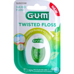 Gum Twisted Floss Minty Green Tea 30m 1ud