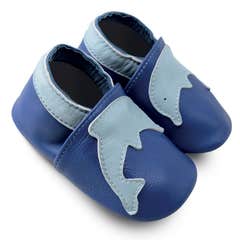 Shoop's Zapatilla Cuero Delfín 0-6M 1 Par