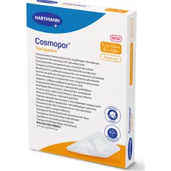 Cosmopor Transparentes Pflaster 5 x 7,2 cm 5 Stk.