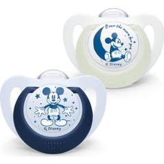 Nuk Star Day Night Mickey Mouse T2 6-18M 2 pcs