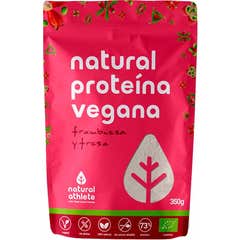Natruly Proteína Vegana 73% Fresa y Frambuesa Bio 350g