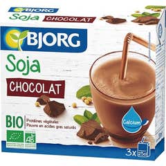 Bjorg Bebida Mini Soja Chocolate Bio 3x250ml