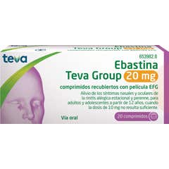 Teva Ebastina 20mg 20comp