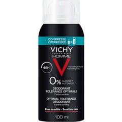 Vichy Homme Tolérance Optimale Format Compressé 100ml