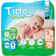 Tidoo Nature Pañales Talla 3 4-9kg Eco 27uds