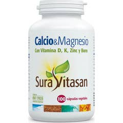 Sura Vitasan Calcium & Magnesium + D + K + Zinc + Boron 100 caps