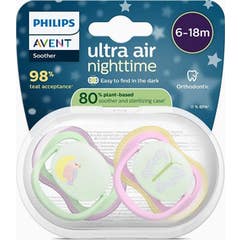 Philips Avent Ultra Air Nighttime Bird Butterfl 6-18M 2uds