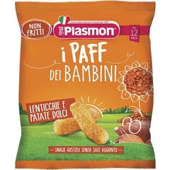 Plasmon Paff Snack Lenticchie Patata Dolce 15g