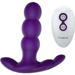 Nalone Pearl Vibrator Anal Remote Control Purple 1pc