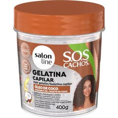 Salon Line Sos Cachos Gelatina Óleo de Coco 400g