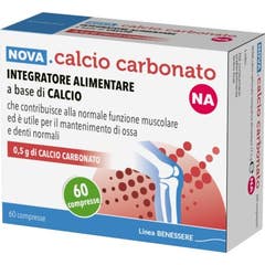 Nova Argentia Calcio Carbonato Na 0,5g 60comp