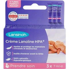 Lansinoh Crema Lanolina Hpa Pezones 3x7ml