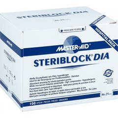 Master-Aid Steriblock Dia Apósitos 86x25mm 100uds