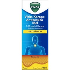 Vicks Xarope Antitússico Mel 1,33mg/ml Xerope 180ml