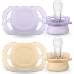 Philips Avent Ultra Start Chupete Naranja Lila 0-2M 2uds