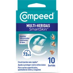 Compeed Multi-Heridas Smart Skin Apósitos Hidrocoloides Surtido 10 uds