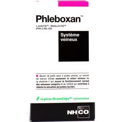 NHCO Phleboxan Système Veineux 42 gélules
