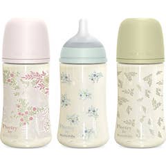 Suavinex Sx Pro Selection Biberón Tetina Silicon +3M 270 ml 1 ud