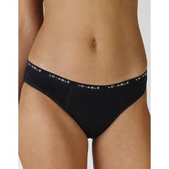 Lovable Pants Slip Flujo Medium Negro T-XL 1 ud
