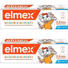Dentifricio per bambini Elmex Caries Protection 2X50Ml