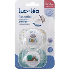 Luc Et Léa Essentiel Confort+ Chupete Anatómico 6-18M E3 2 uds