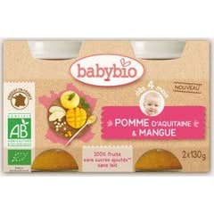 Babybio Mango Mango Bio en 4 Meses 2 X130 g