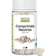 Propos'Nature Pastillas Neutras Bio Soporte para Aceites Esenciales 60 Comprimidos