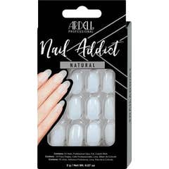 Ardell Nail Addict Natural Uñas Postizas Oval 24uds