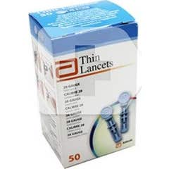 Thin Lancets lancetas estériles 50uds
