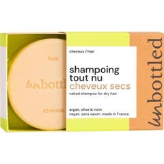 Unbottled Champú Sólido Tout Naked Cabello Seco y Dañado 75g