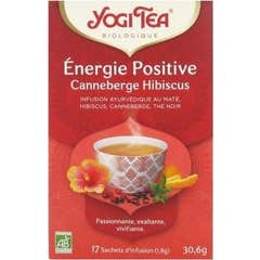 Yogi Tea Positive Energy Cranberry Hibiscus Organic 17 tea bags