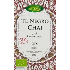 Artemis Black Tea Chai 20 teposer Artemis Black Tea Chai 20 teposer