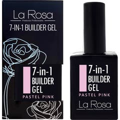 La Rosa Builder Gel 7 In 1 Pastel Pink UV LED 15 ml