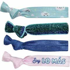 Mr. Wonderful Rubber Hair Knot Cloud 4 szt