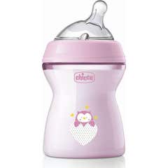 Chicco Biberón Natural Feeling 2M+ Rosa 250ml