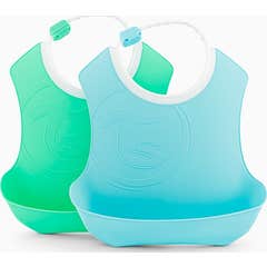 Twistshake Pack Baberos Azul