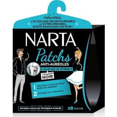 Narta Parches Anti-Aureola Negro 8uds