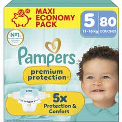 Pampers Premium Protection Rozmiar 5 11-16 kg 80 Pieluchy