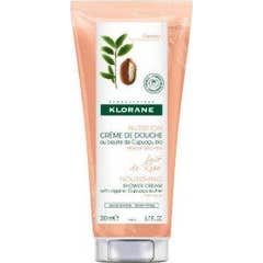 Crema doccia Klorane crema di latte rosa latte 200 ml
