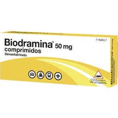 Biodramina 50mg 4comp