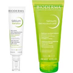 Bioderma Kit Antiacné Sébium Kerato+ 30ml + Gel Moussant