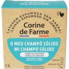 Corine De Farme Green Clay Solid Shampoo Fedtet hår 75gr