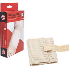 Ceres Comercial Muñequera Acanalada Velcro Beige 1ud