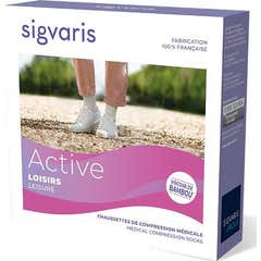 Sigvaris 2 Active Leisure Socks Women Black Mn