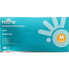 Taoto Guantes Vinilo Talla M 100uds