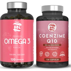 HN Pack Premium Omega 3 120 caps + Coenzima Q10 120 caps