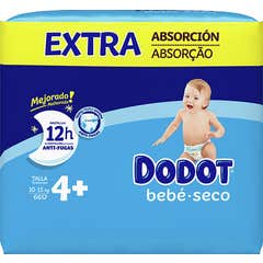 Dodot Bebe Seco Pañales 4+ 66uds